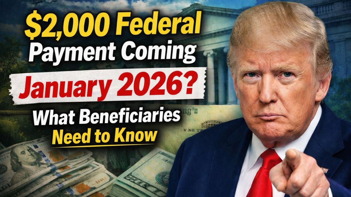 Federal $2000 Payment Coming